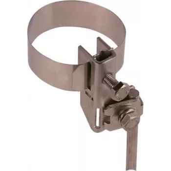 DEHN BRS 27.89 AK1X10 2X6.8 V2A Edelstahl Rohrschelle für Blitzschutz 540103