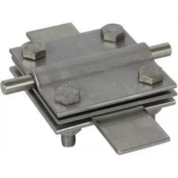 DEHN DEHNcross Kreuzklemme 319229 Edelstahl für Rundleiter 7-10 mm