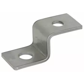 DEHN Endstück 390499 Z-Form Edelstahl für 4 mm Drahtseil
