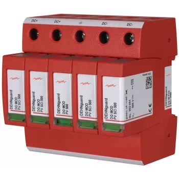 DEHN DG M PV2 SCI 1000 Typ 2 Überspannungsableiter für Photovoltaikanlagen, 3-polig, 1000 V DC, 40 kA, DIN-Schienen-Montage 952514