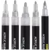 ONLINE Silver Lettering Acrylmarker-Set, Silber, 5 Stück (18518)