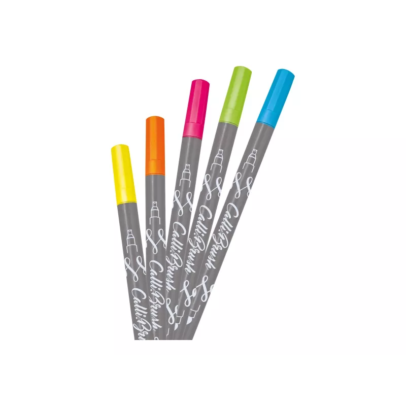 ONLINE USV 5 ONLINE Calli.Brush Doppel-Neon-Brush-Pens sortierte Farben (19078)