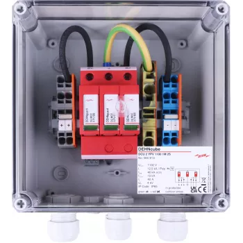 DEHN DCU 2 YPV 1100 1M 2S DC-Combiner-Einheit für PV-Anlagen, 1100 V DC, 1 MPPT, 2 Strings, IP65 900913