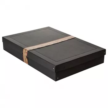FALKEN PURE Aufbewahrungsbox 27,0 l Schwarz 44,0 x 62,0 x 10,0 cm, 1 Stk. 22001768000F