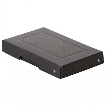 FALKEN PURE Karteikasten A6 Querformat, 310 Karten, Schwarz 22001728000F