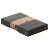 FALKEN PURE Karteikasten A6 Querformat, 310 Karten, Schwarz 22001728000F