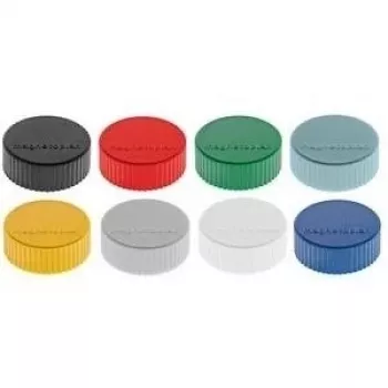 magnetoplan Discofix Rundmagnet magnum, schwarz mit Vollkern-Ferrit, Haftkraft ca. 2,0 kg (1660012)