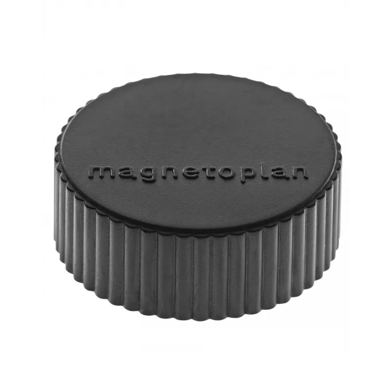 magnetoplan Discofix Rundmagnet magnum, schwarz mit Vollkern-Ferrit, Haftkraft ca. 2,0 kg (1660012)