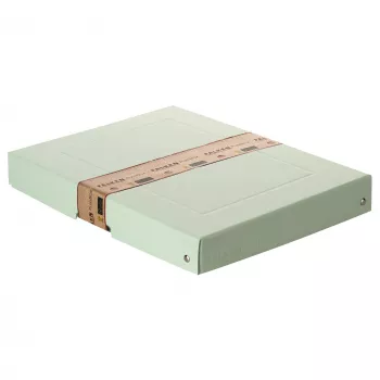 FALKEN PURE Aufbewahrungsbox 500 Blatt Pastellgrün 24,0 x 32,0 x 4,0 cm, 1 Stk. (22001904000F)