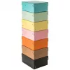 FALKEN PURE Aufbewahrungsbox 1250 Blatt Pastell sortiert 5er-Pack 18x25x10 cm 22001968000F