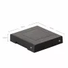FALKEN PURE Aufbewahrungsbox 120x120 mm, 310 Blatt, Schwarz 22001736000F