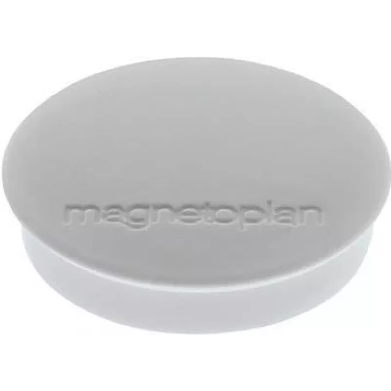Magnetoplan Discofix Runder Magnet Standard Grau Vollkern-Ferrit 0,7 kg Haftkraft 1664201