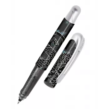 ONLINE Schreibergeräte College Rollerball Pen Black Dragon 0,7 mm blaue Tinte 12664/3D