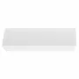 Magnetoplan 1665100 Rechteckmagnet, Vollkern-Ferrit, Haftkraft ca. 1,3 kg, Weiß