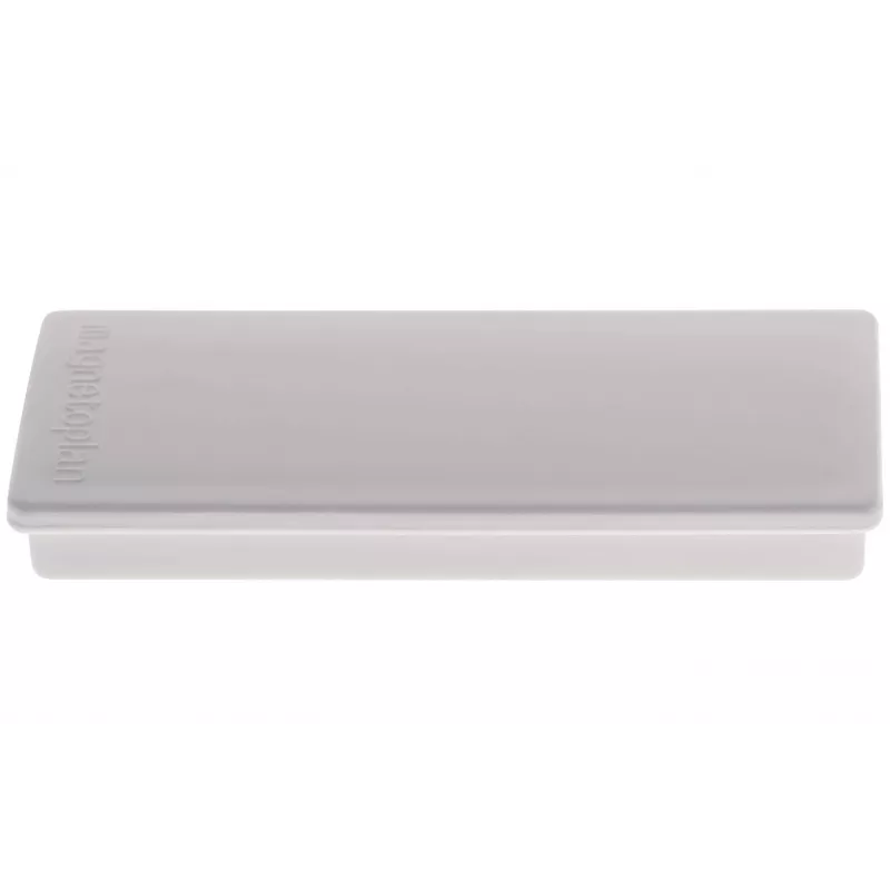 MAGNETOPLAN HOLTZ Rechteckmagnet, Grau, Vollkern-Ferrit, Haftkraft 1,3 kg (1665101)