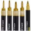 ONLINE SCHREIBGERÄTE Gold Lettering Acrylmarker-Set Gold 5 Stück (18517)