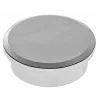 Magnetoplan Discofix forte Neodym-Scheibenmagnet 25 x 9 mm, 12 kg Haftkraft, Silber, 10 Stück (16630)