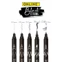 ONLINE Black Lettering Acrylstift-Set, Schwarz, 5 Stk. 19114