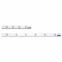 Magnetoplan Magnetband-Set, 500 x 50 mm, weißes selbstklebendes Magnetband + 4 graue runde Magnete (16270M)