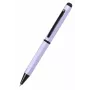 ONLINE Schreibgeräte Hexagon Stylus Kugelschreiber Lila mit blauer Tinte und integriertem Stylus 21033/3D