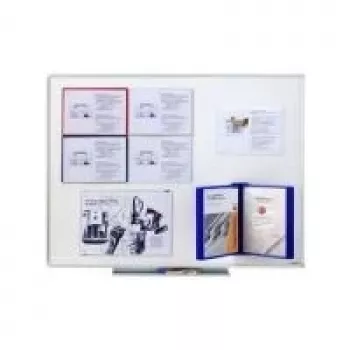 MAGNETOPLAN HOLTZ Magnetofix Magnetische Sichtmappe A4 Querformat Transparent 1130530