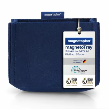 MAGNETOPLAN HOLTZ magnetoplan Stiftehalter magnetoTray big 1227714 Blau