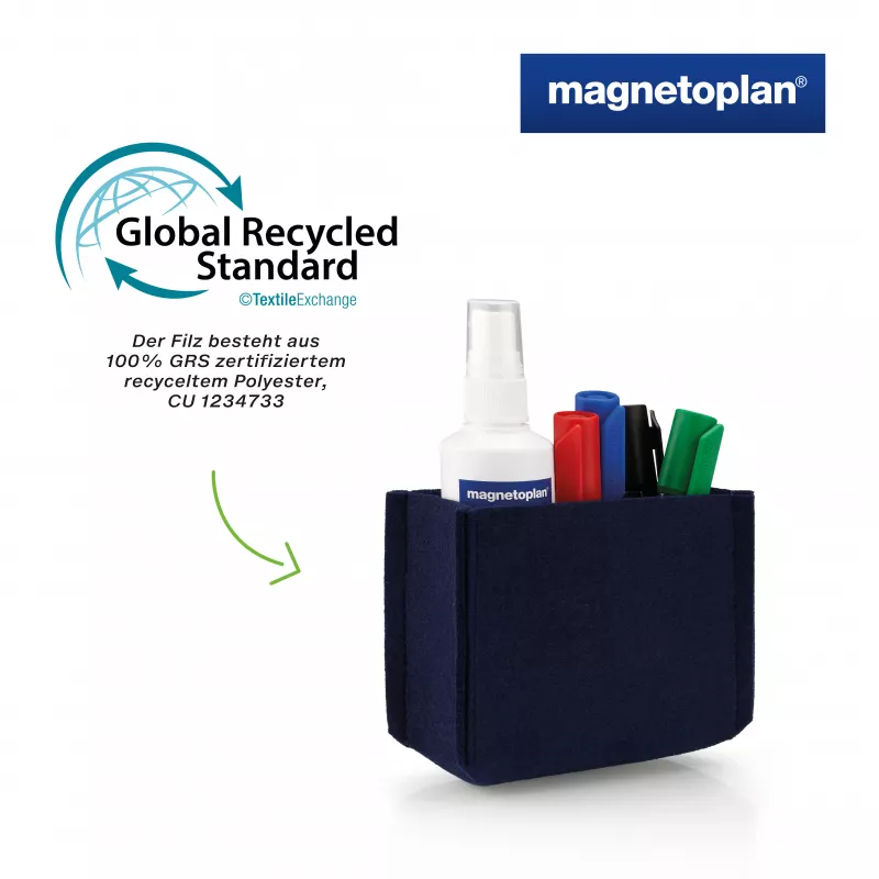 MAGNETOPLAN HOLTZ magnetoplan Stiftehalter magnetoTray big 1227714 Blau