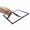 MAGNETOPLAN HOLTZ magnetofix A4 blauer doppelseitiger selbstklebender Informationsrahmen 1131903