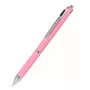 ONLINE 4-Farb-Kugelschreiber Multipen Rose, Rot/Blau/Schwarz/Grau 32075/3D