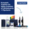 MAGNETOPLAN HOLTZ Whiteboard Essentials Kit Blau - Radierer & Magnetische Ablage (1230914)