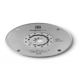 FEIN 63502175210 HSS Segment-Sägeblatt, StarlockPlus, 100 mm, für Holz, Metall, Kunststoff, Kupfer, Spachtelmasse
