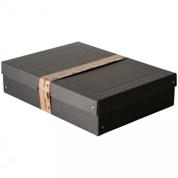 FALKEN PURE Aufbewahrungsbox 14,0 L Schwarz 32 x 44 x 10 cm (1 Stück) 22001688000F