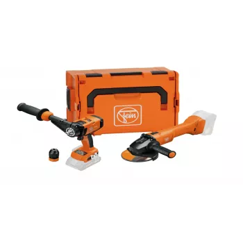 FEIN Combo Kit ASCM 18 QM Bohrschrauber + CCG 18-125 BL Winkelschleifer mit L-BOXX 136, 18V Bürstenlos, 90 Nm, 125 mm, Bare Tool 99100000837
