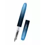 ONLINE Schreiberäte magiXX Deep Ocean Füllfederhalter, mittlere Feder, Blau, Set mit 2 Patronen (55104/3D)