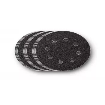 FEIN 115 mm Klett-Schleifscheiben-Set, 15-teilig, Körnungen P40/P60/P80, 8-Loch 63717233020