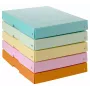 FALKEN PURE Aufbewahrungsbox 500 Blatt Pastell sortiert 24 x 32 x 4 cm, 5 Stück 22001952000F