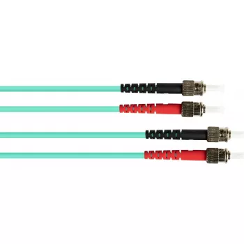GoodConnections LW-815ST3 OM3 Duplex Multimode LWL-Patchkabel, ST/ST, 50/125, 15 m