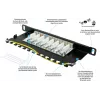 GoodConnections Alcasa GC-N0130 Cat6a geschirmtes RJ45 Keystone-Modul - 10GbE, 22-26 AWG, Schwarz