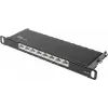 GoodConnections Alcasa GC-N0130 Cat6a geschirmtes RJ45 Keystone-Modul - 10GbE, 22-26 AWG, Schwarz