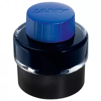 LAMY T51 Tintenglas 30 ml Blau mit Tintensammlerbecken und Ständer 1208927