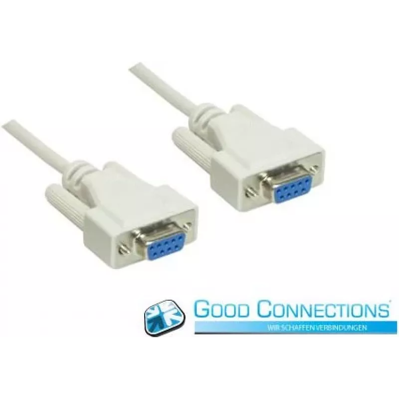 Good Connections 4609-FF2 serielles Kabel, 9-polig Buchse auf Buchse 1:1, 1,8 m