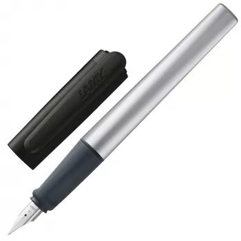 LAMY nexx Füllfederhalter Schwarz/Silber A Anfängerfeder 1235827