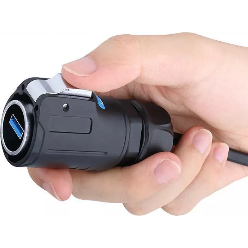 GoodConnections GC IC01-24U301 USB 3.0 Kabel, Typ A Stecker zu Typ A Stecker, 3 m, Schwarz