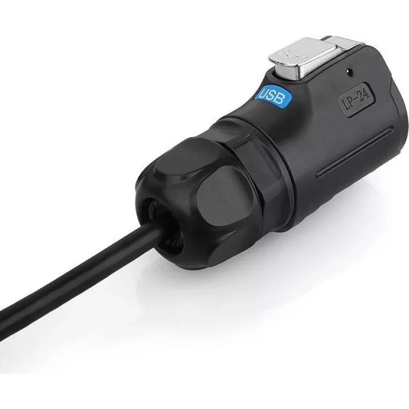 GoodConnections GC IC01-24U301 USB 3.0 Kabel, Typ A Stecker zu Typ A Stecker, 3 m, Schwarz
