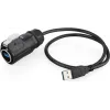 GoodConnections GC IC01-24U301 USB 3.0 Kabel, Typ A Stecker zu Typ A Stecker, 3 m, Schwarz