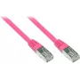 GoodConnections RNS Patchkabel mit Rastnasenschutz, Cat. 5e, SF/UTP, PVC, 100 MHz, Magenta, 7,5 m (855M-075)