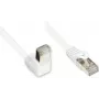 GoodConnections Cat. 5e F/UTP Patchkabel, 3m, Weiß, gewinkelt zu gerade RJ45 805W-030EWI