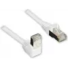 GoodConnections Cat. 5e F/UTP Patchkabel, 3m, Weiß, gewinkelt zu gerade RJ45 805W-030EWI