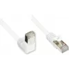 GoodConnections Cat. 5e F/UTP Patchkabel, 3m, Weiß, gewinkelt zu gerade RJ45 805W-030EWI