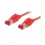 GoodConnections Cat.6 S/FTP PiMF halogenfreies Patchkabel, Hirose-Stecker, Rot, 1m 8066-101R
